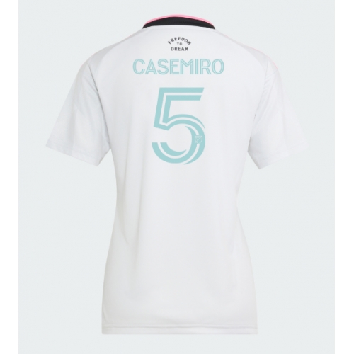 Inter Miami Casemiro #5 Maglia Gara Terza Repliche 2026-27 Donna Maniche Corte Inter Miami Casemiro #5 Maglia Gara Terza Repliche 2026-27 Donna Maniche Corte